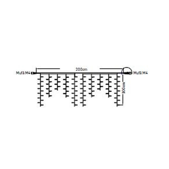 Imagine Ghirlanda Extensibila 100 LED 7.2W 2700K 2M