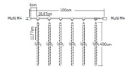 Imagine Perdea Extensibila 204 LED 21.6W 2700K 4M