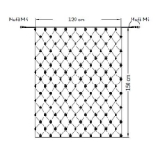 Imagine Plasa Extensibila 144 LED 7.2W 2700K 1.5M