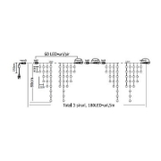 Imagine Turtur Luminos 180 LED-uri Galben 5X0.8M IP44