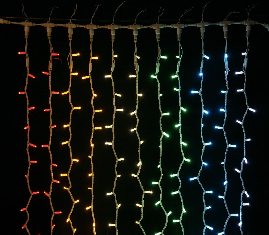 Imagine Perdea Luminoasa 494 LED-uri 3X1.5M Albastru