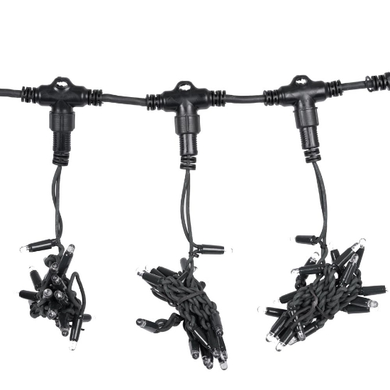 Imagine Perdea Luminoasa 494 LED Alb Rosu