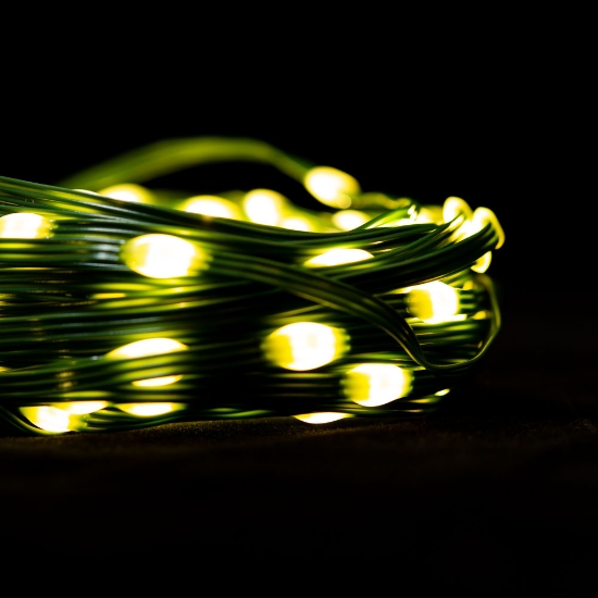 Imagine Instalatie 150 LED 15M Amber IP44 Timer CV