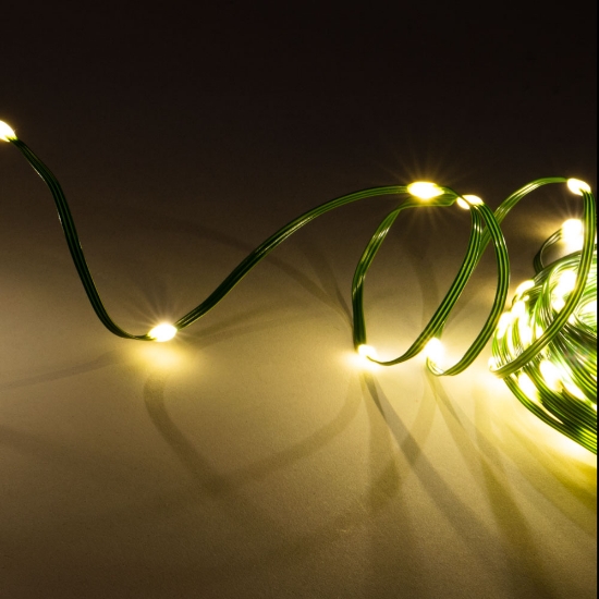 Imagine Instalatie 150 LED 15M Amber IP44 Timer CV