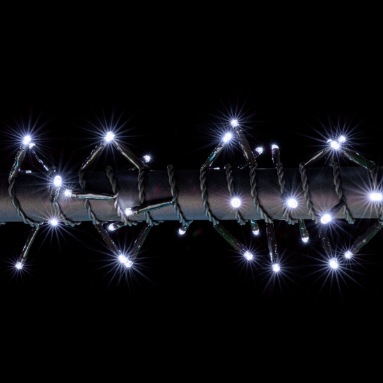 Imagine Instalatie 200LED 9.6M Alb Rece IP20