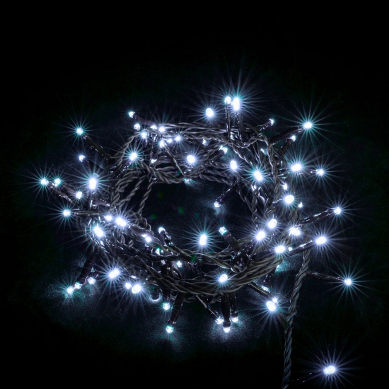 Imagine Instalatie 200LED 9.6M Alb Rece IP20