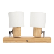 Imagine Spot Bara Nordik Alb+Natur 2XE14 40W