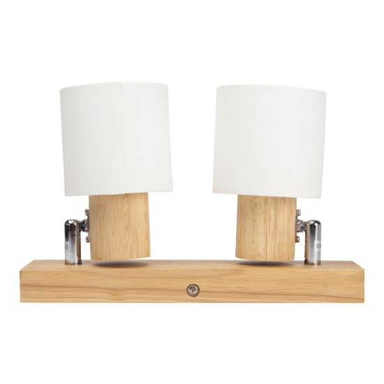 Imagine Spot Bara Nordik Alb+Natur 2XE14 40W
