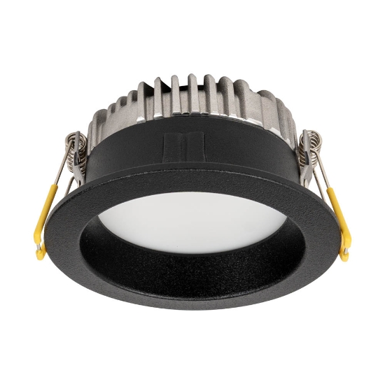 Imagine Downlight LED rotund Aprila 6W 4000K IP44, negru, Metsan