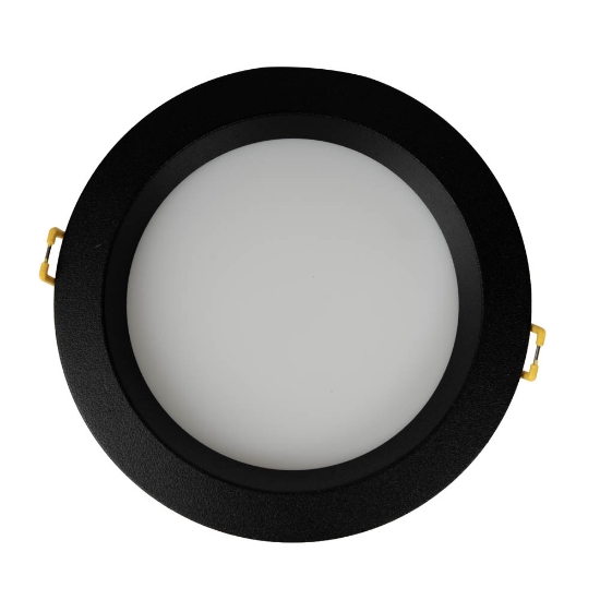 Imagine Downlight LED rotund Aprilla 10W 4000K IP44, negru, Metsan