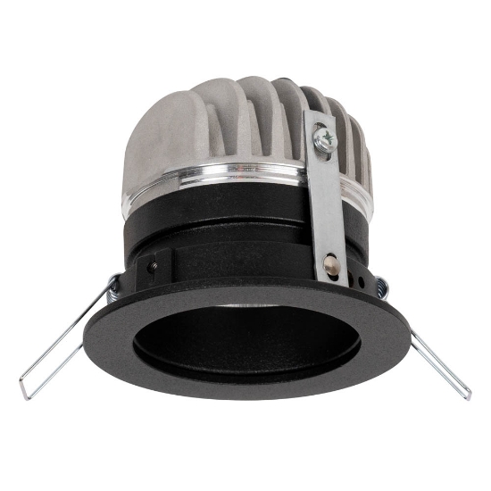 Imagine Spot LED rotund Neptune 10W 4000K IP44, negru, Metsan