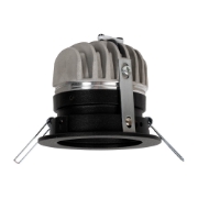 Imagine Spot LED rotund Neptune 10W 4000K IP44, negru, Metsan