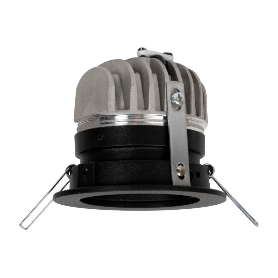 Imagine Spot LED rotund Neptune 10W 4000K IP44, negru, Metsan