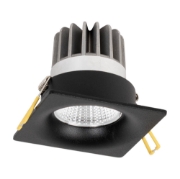 Imagine Spot LED patrat Sumota mini 8W 4000K IP44, negru, Metsan