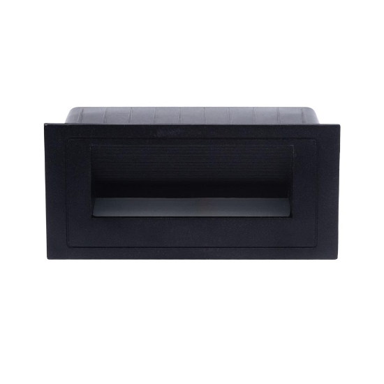 Imagine Spot incastrat treapta LED 3W 3000K IP54, negru, Erste