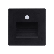 Imagine Spot incastrat treapta cu senzor LED 3W 3000K IP54, negru, Erste