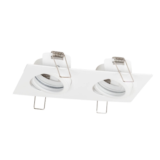 Imagine Rama spot dubla Azer GU10 70X2mm, alb, Metsan