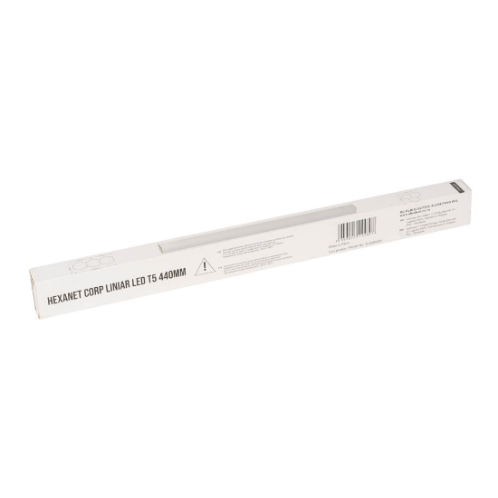 Imagine Corp Liniar Hexagonal LED T5 HEXANET 8W 4000K IP20 440mm - NOVELITE