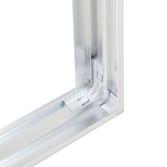 Imagine Rama Aluminiu Argintiu Panou LED Slim 295x295x43mm - NOVELITE