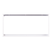Imagine Rama Aluminiu Alb Panou LED Slim 295x595x43mm - NOVELITE