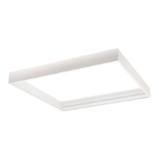 Imagine Rama Aluminiu Alb Panou LED Backlit 595x595x65mm - SOLENTIS