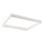 Imagine Rama Aluminiu Alb Panou LED Backlit 595x595x65mm - SOLENTIS