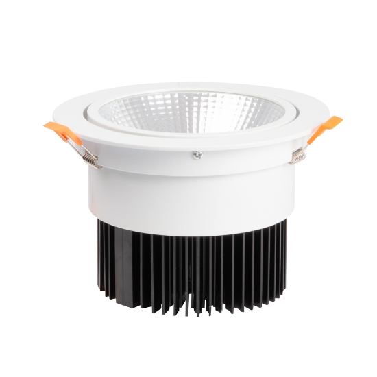 Imagine Downlight LED COB Reglabil Alb Reflector 40W 4000K IP20 - NOVELITE