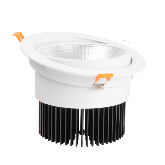 Imagine Downlight LED COB Reglabil Alb Reflector 40W 4000K IP20 - NOVELITE