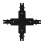 Imagine Conector Cruce Sina Clasica Negru IP20 - NOVELITE