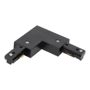 Imagine Conector L Sina Clasica Negru IP20 - NOVELITE