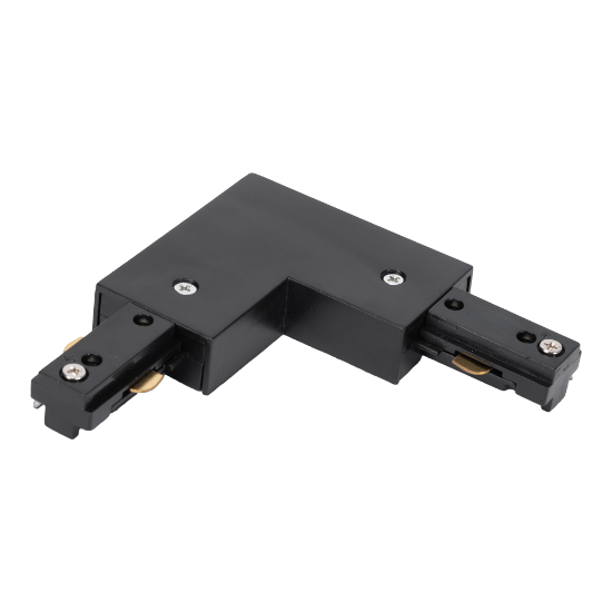 Imagine Conector L Sina Clasica Negru IP20 - NOVELITE