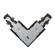 Imagine Conector L Sina Clasica Negru IP20 - NOVELITE