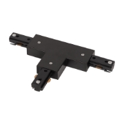 Imagine Conector T Sina Clasica Negru IP20 - NOVELITE