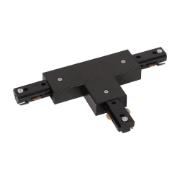 Imagine Conector T Sina Clasica Negru IP20 - NOVELITE