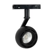 Imagine Spot Clasic Negru Rotund 10W 4000K IP20 pentru Sina Magnetica - NOVELITE