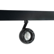 Imagine Spot Clasic Negru Rotund 10W 4000K IP20 pentru Sina Magnetica - NOVELITE