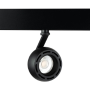Imagine Spot Clasic Negru Rotund 10W 4000K IP20 pentru Sina Magnetica - NOVELITE