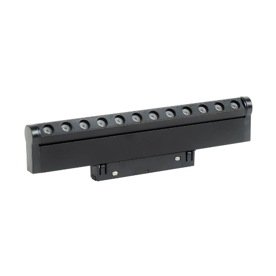 Imagine Spot Negru DOTS Slim Reglabil 12W 4000K IP20 pentru Sina Magnetica - NOVELITE