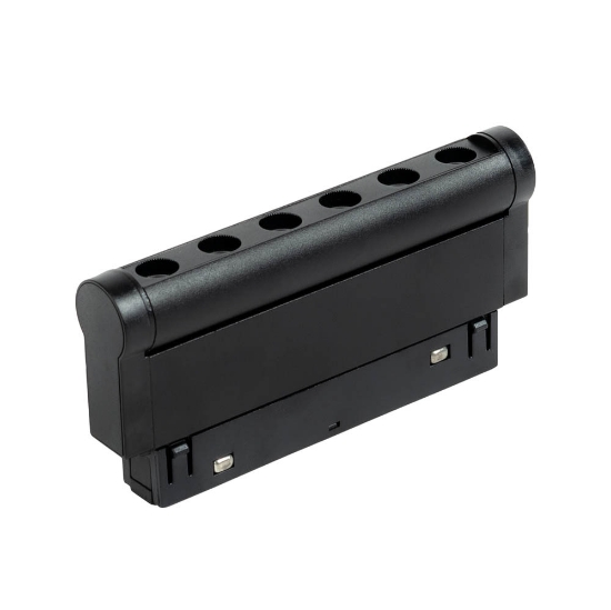 Imagine Spot Negru DOTS Slim Reglabil 6W 4000K IP20 pentru Sina Magnetica - NOVELITE