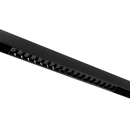 Imagine Spot Negru FAGURE Fix 18W 4000K IP20 pentru Sina Magnetica - NOVELITE