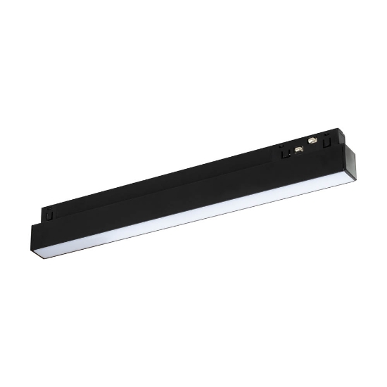 Imagine Spot Negru LINIAR 10W 4000K IP20 300mm pentru Sina Magnetica - NOVELITE