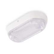 Imagine Corp BAT LED Oval Alb IP54 16W 6500K Dispersor Prismatic - HOMELIGHT