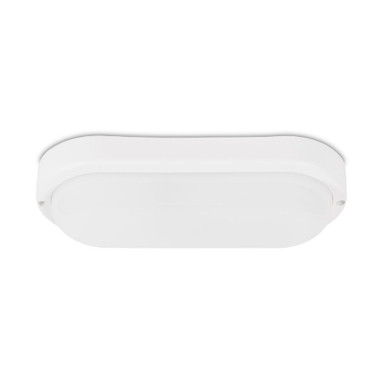 Imagine Corp BAT LED Colt Rotund Alb IP65 12W 4000K Dispersor Opal - NOVELITE