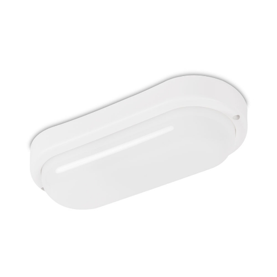 Imagine Corp BAT LED Colt Rotund Alb IP65 12W 6400K Dispersor Opal - NOVELITE