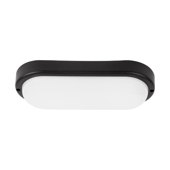 Imagine Corp BAT LED Colt Rotund Negru IP65 12W 6400K Dispersor Opal - NOVELITE