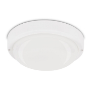 Imagine Corp BAT LED Rotund mic Alb IP65 12W 4000K Dispersor Opal  - NOVELITE