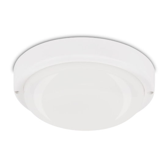 Imagine Corp BAT LED Rotund mic Alb IP65 12W 4000K Dispersor Opal  - NOVELITE
