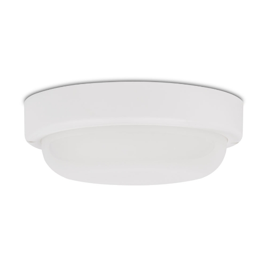 Imagine Corp BAT LED Rotund mic Alb IP65 12W 6400K Dispersor Opal - NOVELITE