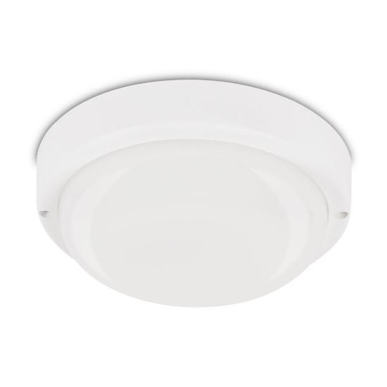 Imagine Corp BAT LED Rotund mic Alb IP65 12W 6400K Dispersor Opal - NOVELITE