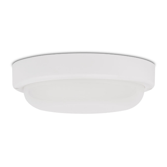 Imagine Corp BAT LED Rotund mic Alb IP65 18W 4000K Dispersor Opal  - NOVELITE